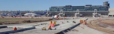 Az argentin főváros egyik repülőterének futópályáját Mapei adalékszerekkel feljavított betonból készítették